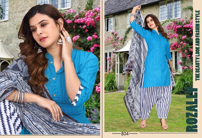 Riyaa Suhani 1 New Cotton Printed Ethnic Wear Kurti Pant With Dupatta Readymade Suit Collection